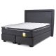 Cama Americana Eurotop + Topper + Respaldo Queen