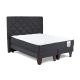 Cama Europea Duo Pocket + Respaldo Capitoné Full