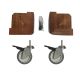 Set Patas Americanas + Ruedas