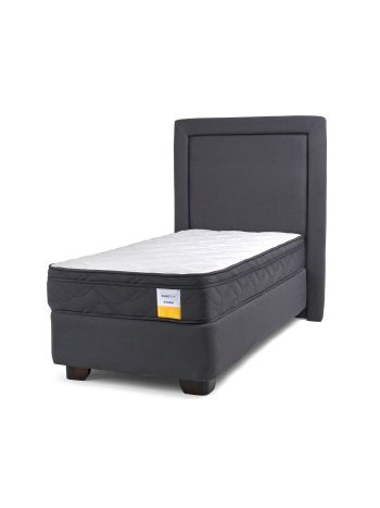 Cama Americana Eurotop + Respaldo 1 Plaza