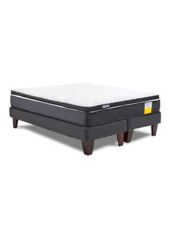 Cama Europea Funcional 2 Plazas + Topper