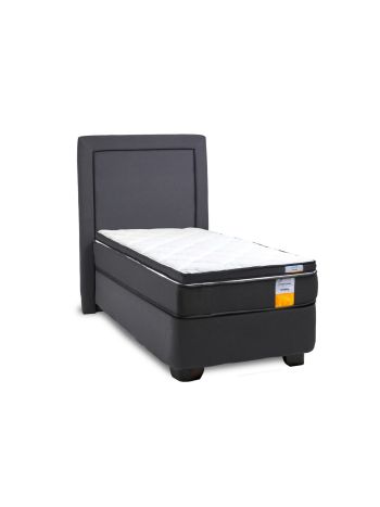 Cama Americana Funcional 1 Plaza Plus + Respaldo + Topper