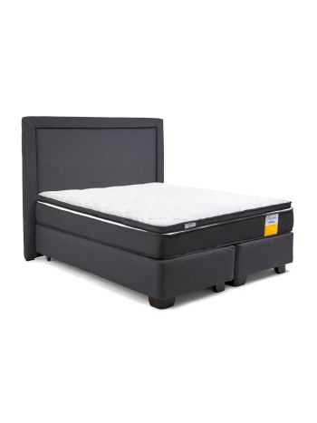 Cama Americana Funcional 2 Plazas + Respaldo + Topper