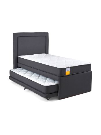 Cama Nido + Topper + Respaldo 105x200 cm