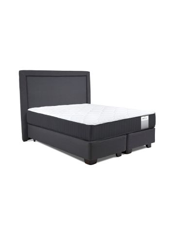 Cama Americana Duo Pocket 2 Plazas  + Respaldo Clásico 