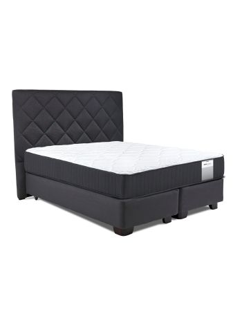 Cama Americana Duo Pocket Full  + Respaldo Capitoné