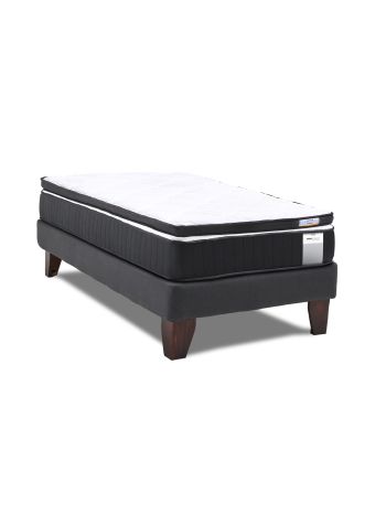 Cama Europea Duo Pocket + Topper 1.5 Plaza Plus